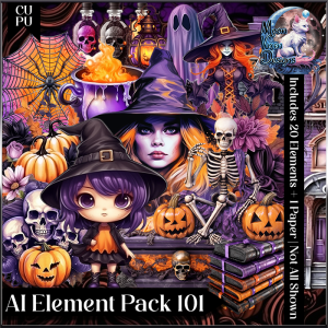 AI Element Pack 101 CU/PU Halloween 