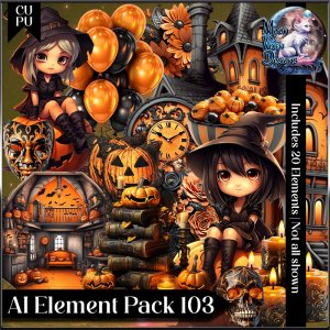 AI Element Pack 103 CU/PU Halloween Circus
