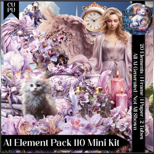 AI Element Pack 110 CU/PU Flower Angel