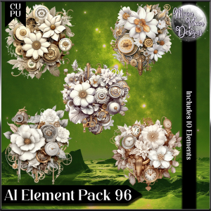 AI Element Pack 96 Steampunk CU/PU