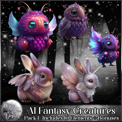 AI CU/PU Fantasy Creatures Pack 1