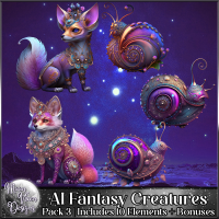 AI CU/PU Fantasy Creatures Pack 3