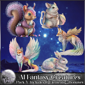 AI CU/PU Fantasy Creatures Pack 4