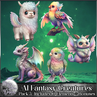 AI CU/PU Fantasy Creatures Pack 5
