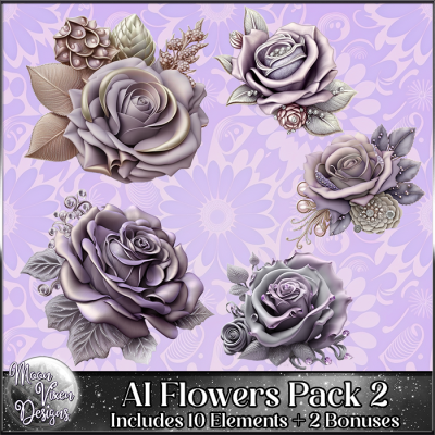 AI CU/PU Flowers Pack 2