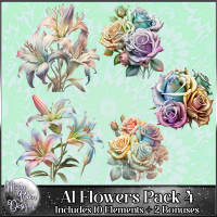 AI CU/PU Flowers Pack 4
