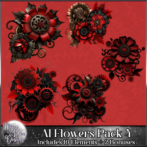 AI CU/PU Flowers Pack 5
