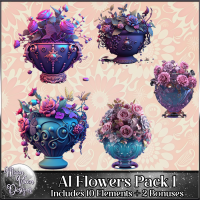 AI CU/PU Flowers Pack 1