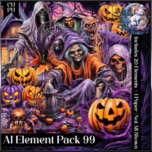 AI Element Pack 99 CU/PU Halloween 