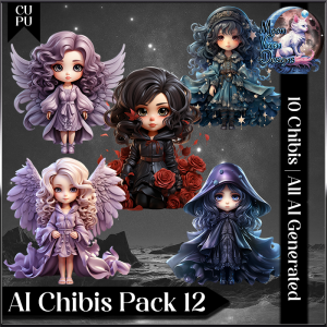 AI Chibis Pack 12 CU/PU