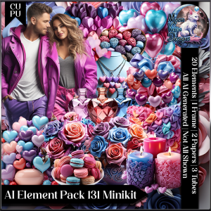 AI Element Pack Minikit 131 CU/PU Love Hearts
