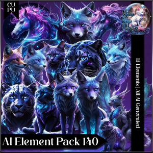 AI Element Pack 140 CU/PU Cosmic Animals