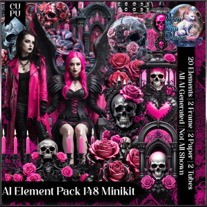 AI Element Pack 148 CU/PU Minikit Pink Velvet