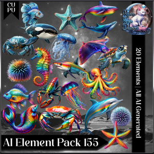 AI Element Pack 155 CU/PU Sea Creatures
