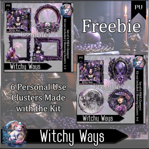 Witchy Ways Clusters FREEBIE