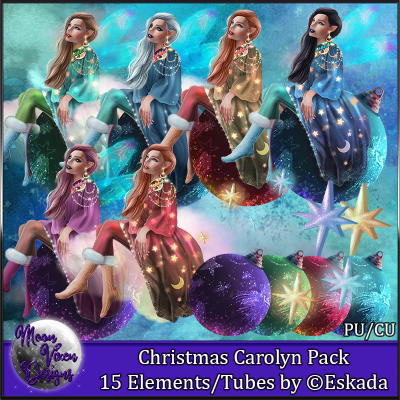 Christmas Carolyn CU/PU Tube Pack