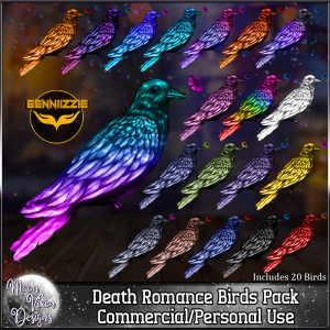 Death Romance Birds CU/PU Pack