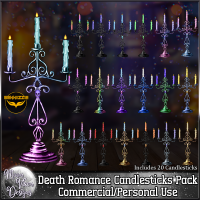 Death Romance Candlesticks CU/PU Pack