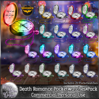Death Romance Pocket Watch CU/PU Pack