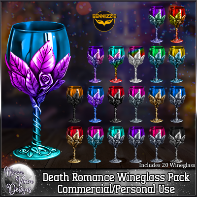 Death Romance Wineglass CU/PU Pack