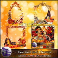 FREE Fire And Gold Clusters