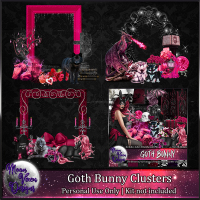 Goth Bunny Clusters