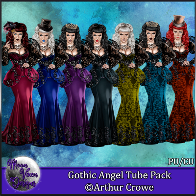 Gothic Angel CU/PU Tube Pack
