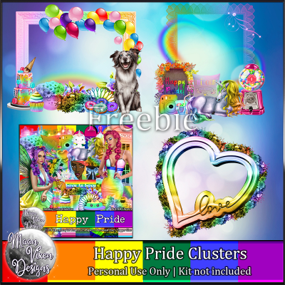 FREE Happy Pride Clusters