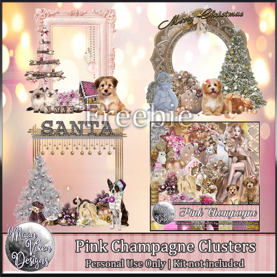 FREE Pink Champagne Clusters