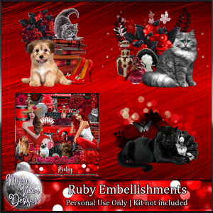 Ruby Embellishments