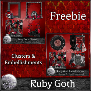 FREE Ruby Gothic Clusters